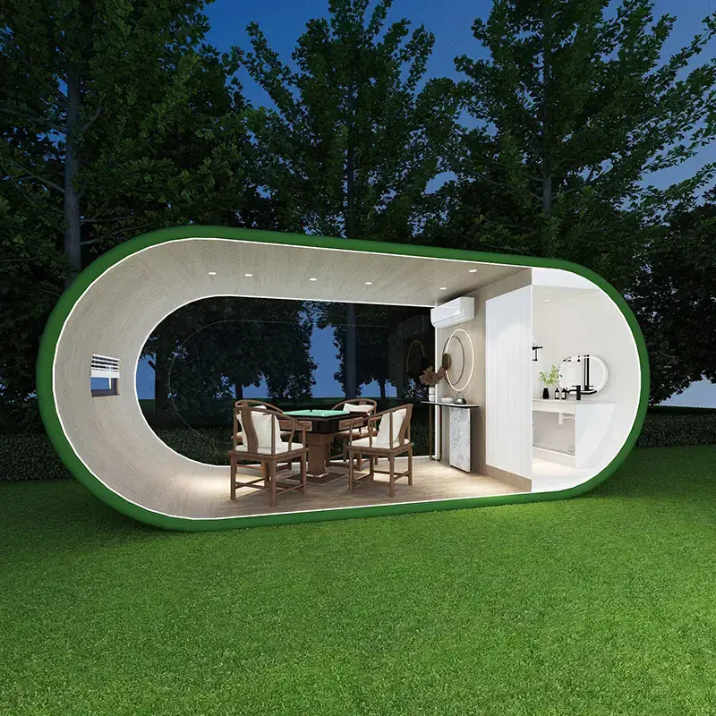 Arched Zen Tea House Pod for Traditional Tea Ceremony Mindful Gatherings
